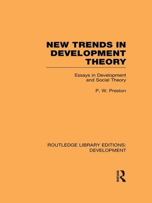 cover image of New Trends in Development Theory